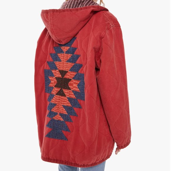 Dr. Collectors Windbreaker Jacket in Red - Picture 1 of 6